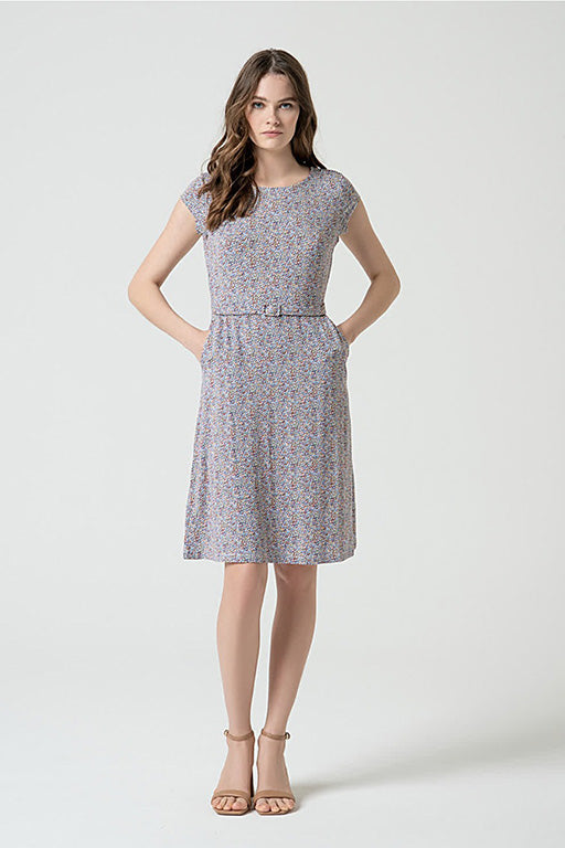 Vestido kaal azul