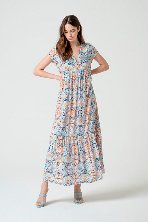 Vestido largo Kage multi