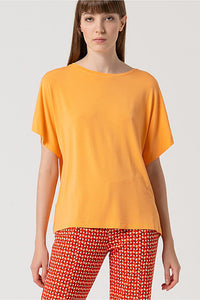 Camiseta elastica lica mandarina