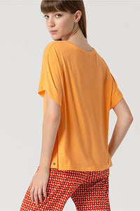 Camiseta elastica lica mandarina