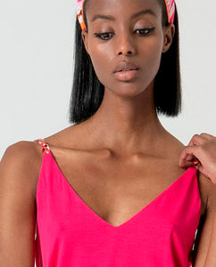 Top tirantes lica fucsia