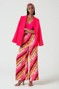 Top tirantes lica fucsia