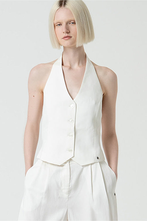 Chaleco lipa blanco