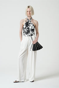 Pantalon pinzas lipa blanco