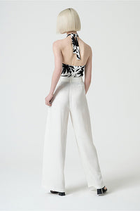 Pantalon pinzas lipa blanco