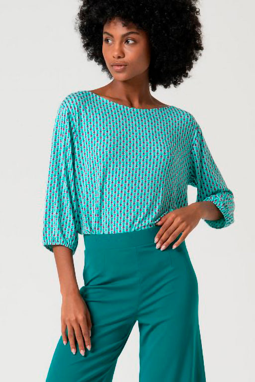Pantalon cropped lipo esmeralda