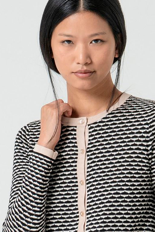 Cardigan corto odis negro