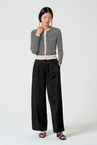Cardigan corto odis negro