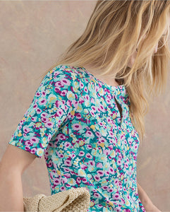 Camiseta elastica odpu verde agua