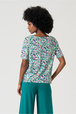 Cargar imagen en el visor de la galería, Camiseta elastica odpu verde agua
