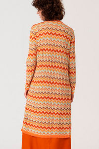 Cardigan tricot taon naranja