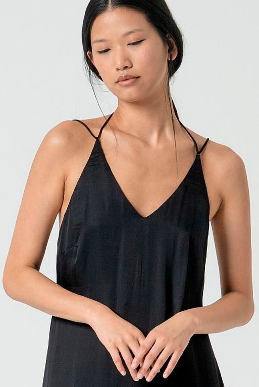 Vestido largo lite negro