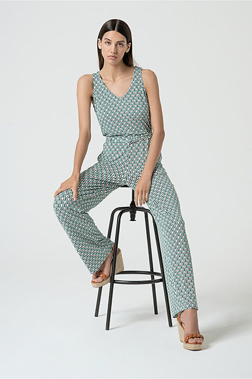 Pantalon recto orve verde