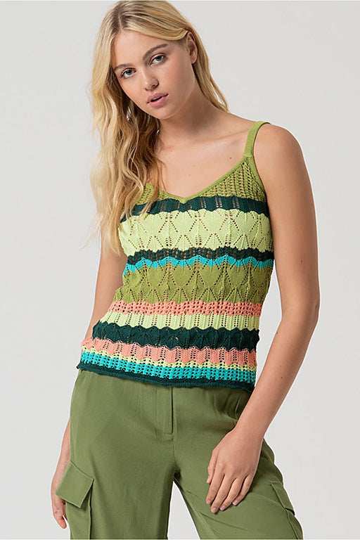 Top crochet reco verde
