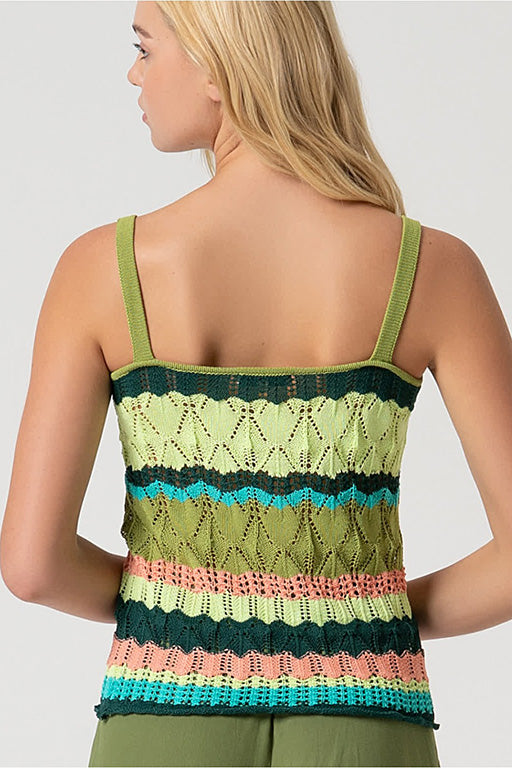 Top crochet reco verde
