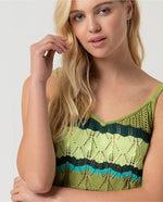 Cargar imagen en el visor de la galería, Top crochet reco verde
