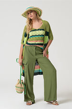 Cargar imagen en el visor de la galería, Top crochet reco verde
