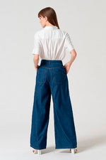 Cargar imagen en el visor de la galería, Vaquero wide leg azul
