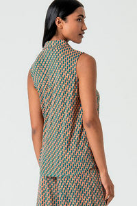 Camisa ryon turquesa