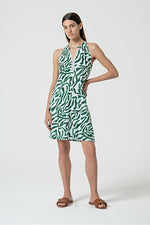 Cargar imagen en el visor de la galería, Vestido corto tifi verde

