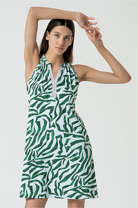Vestido corto tifi verde