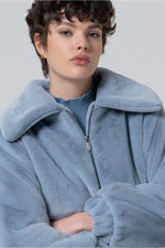 Cargar imagen en el visor de la galería, Bomber lape azul
