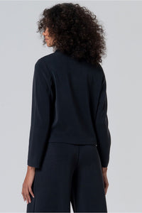 Chaqueta corta lida negro