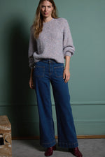 Cargar imagen en el visor de la galería, Vaquero lije azul
