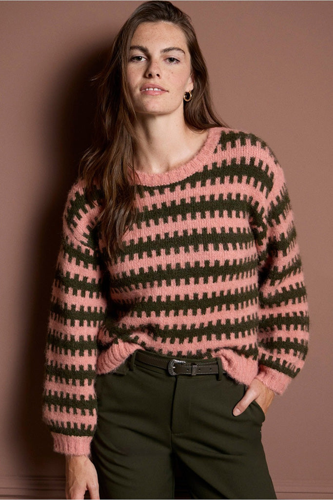 Pantalon recto lily caqui