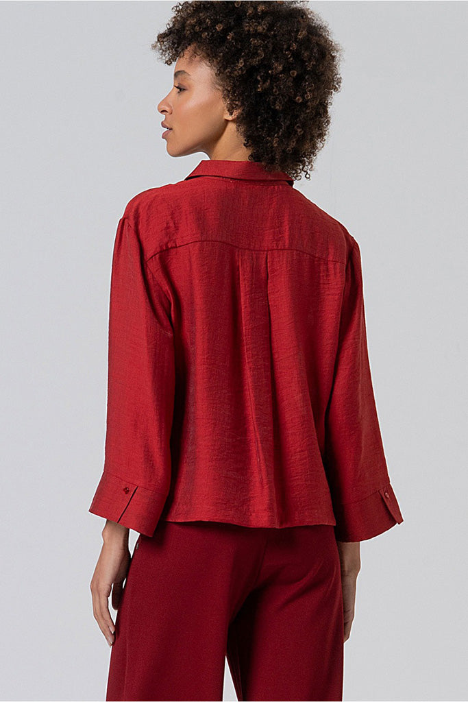 Camisa oversize livo teja