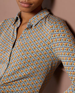 Camisa elastica omfo azul