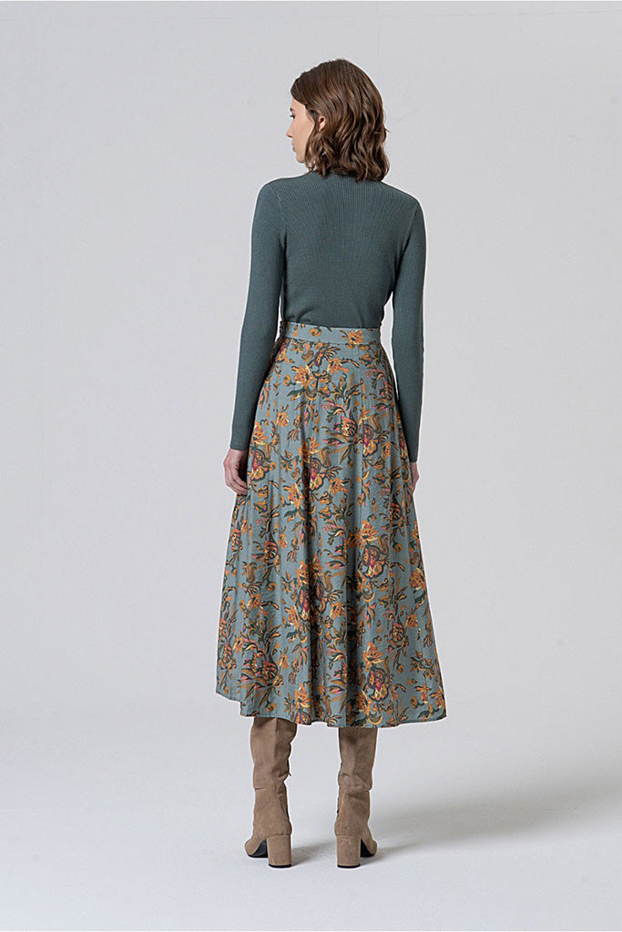 Falda midi omsa multi