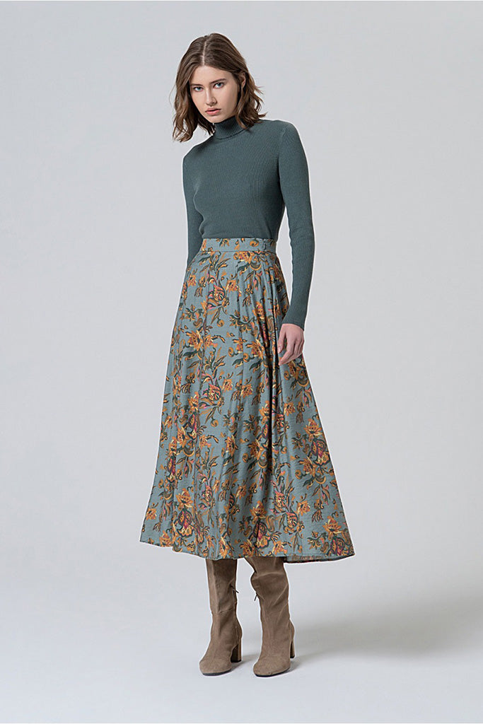 Falda midi omsa multi