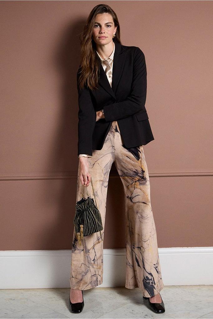 Blazer lisa negro