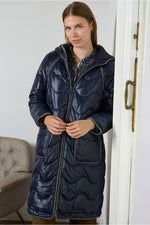 Cargar imagen en el visor de la galería, Abrigo nigo azul
