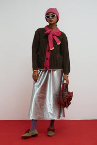 Cardigan grace marron