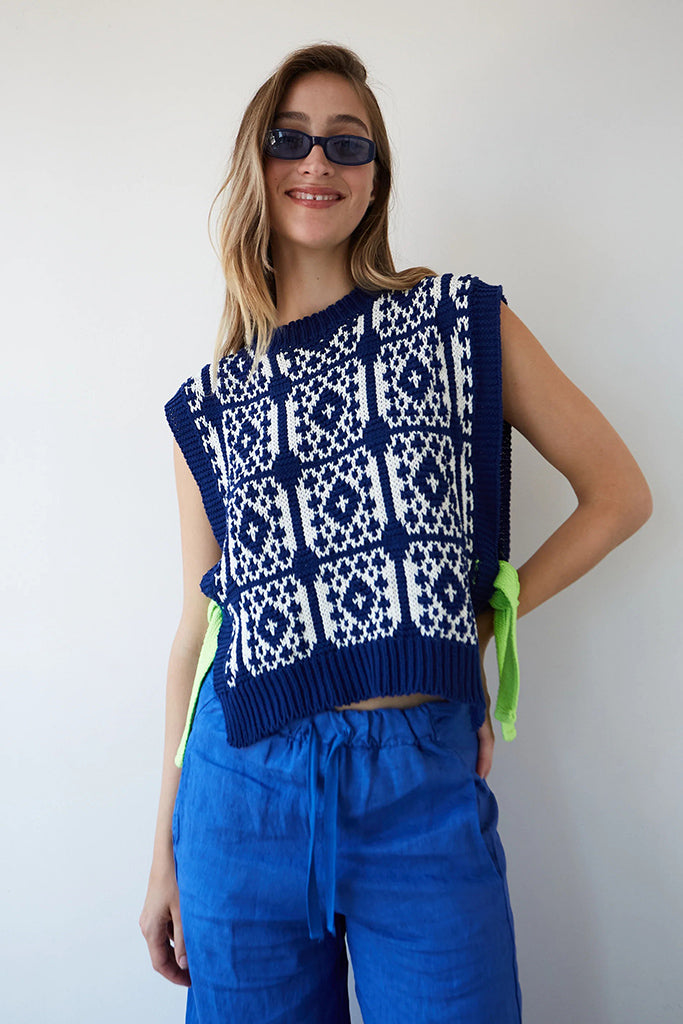 Chaleco gusto azul