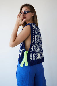 Chaleco gusto azul