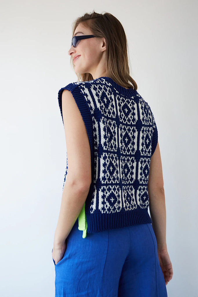 Chaleco gusto azul