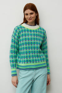Jersey blossom azul