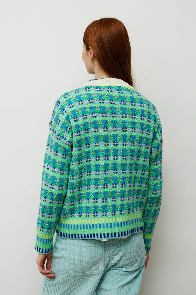Jersey blossom azul