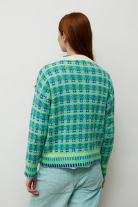 Jersey blossom azul