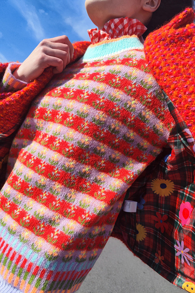 Jersey blossom rojo