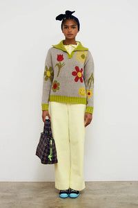 Jersey daisy gris