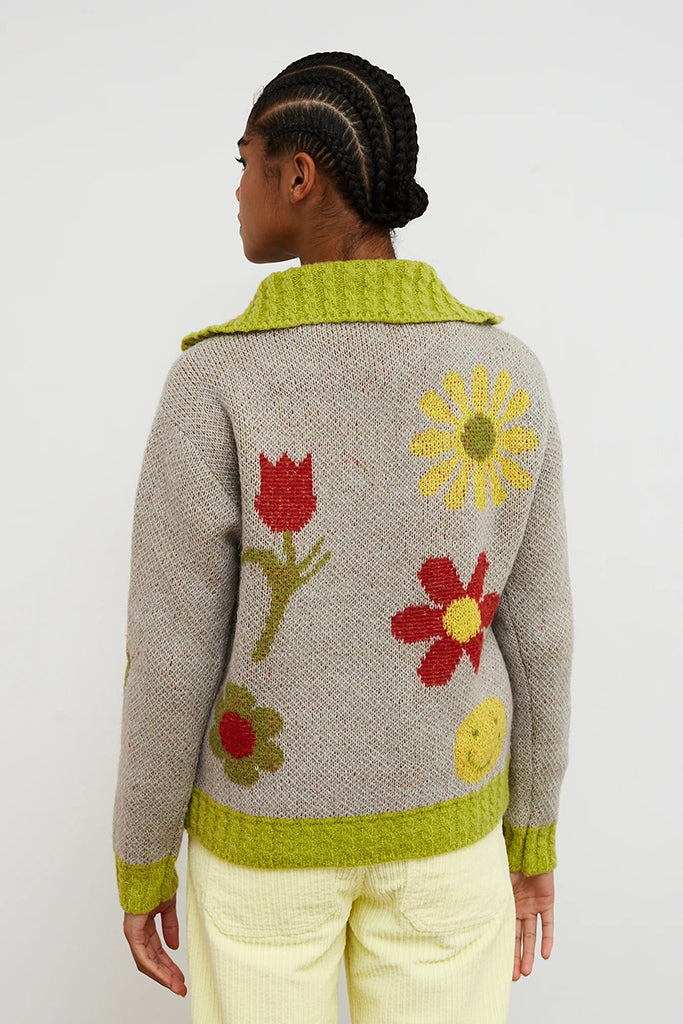 Jersey daisy gris