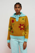 Cargar imagen en el visor de la galería, Jersey daisy ocre
