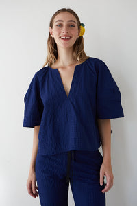 Pantalon royce azul marino