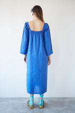 Cargar imagen en el visor de la galería, Vestido midi sorbete azul
