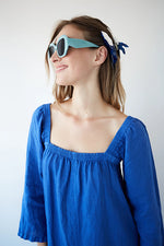 Cargar imagen en el visor de la galería, Vestido midi sorbete azul
