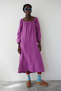 Vestido midi sorbete morado